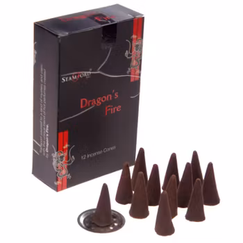 Dragons Fire, røgelseskegler, Stamford Black