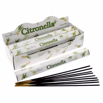 Citronella, røgelse, Stamford Premium Hex