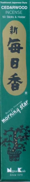 Cedarwood, Røgelse, Morning Star