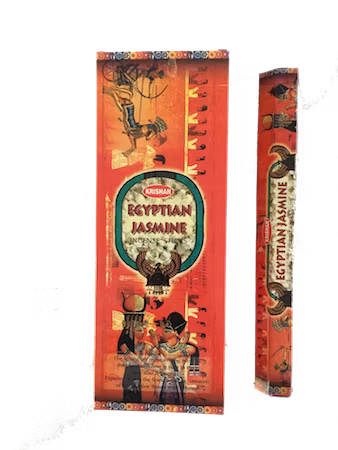 Egyptisk Jasmin Røgelse - Krishan 

Oplev den fortryllende duft af egyptisk jasmin med denne eksklusive røgelse fra Krishan. Ideel til meditation, afslapning eller bare for at skabe en behagelig atmos
