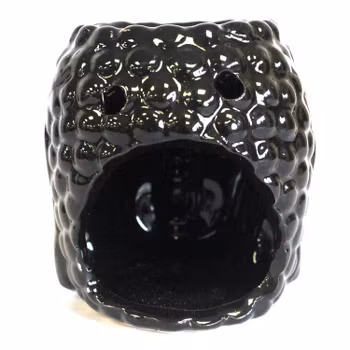 Buddha sort keramik, Aromalampe