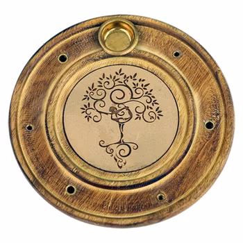 Rund røgelseholder Yoga Tree, Træ