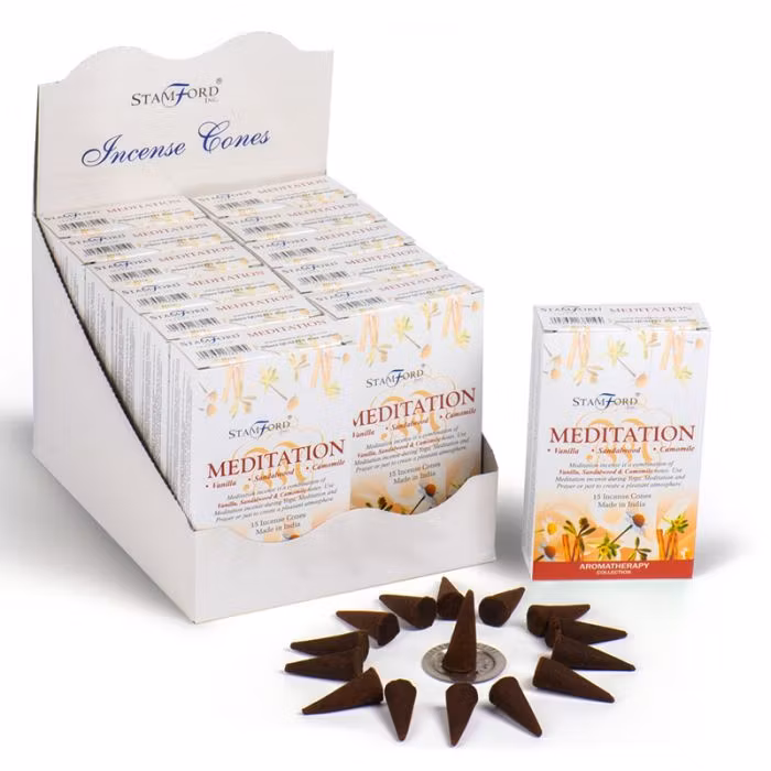 Meditation, Røgelseskegler, Stamford