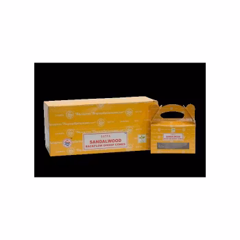 Sandalwood Backflow røgelse, Satya