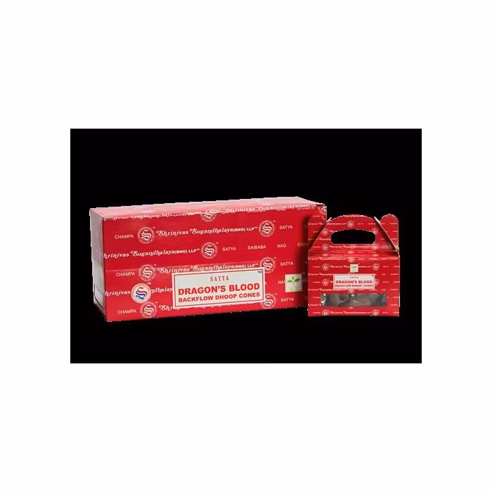 Dragons Blood Backflow røgelse, Satya