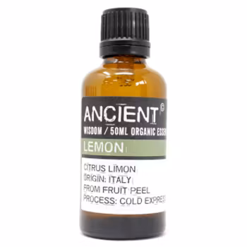 Citron Økologisk, Lemon, Eterisk Olie 50ml, Ancient Wisdom