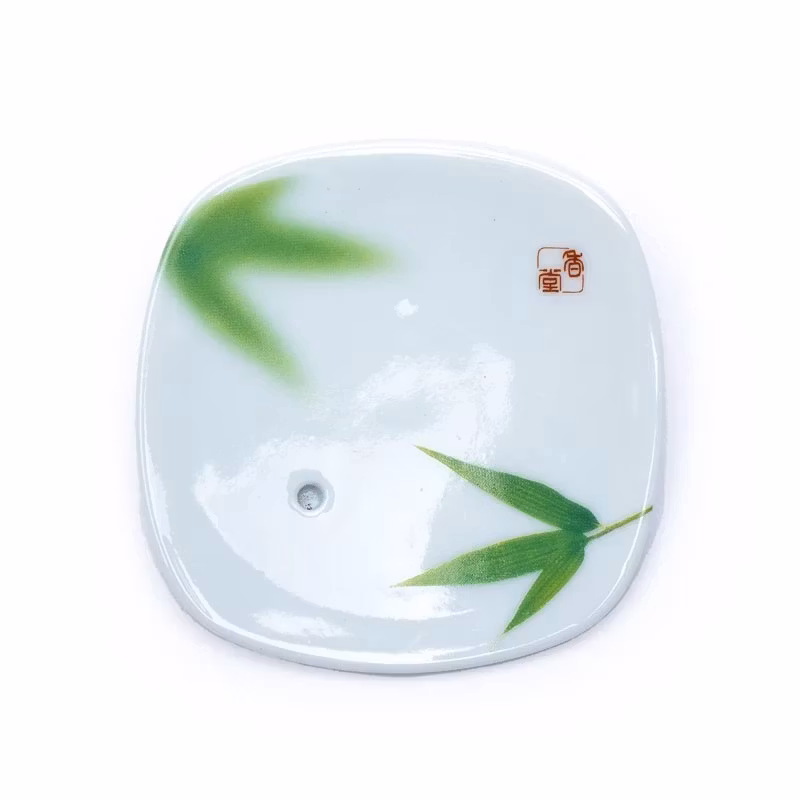 Japansk røgelseholder i bambus keramik, røgelseholder