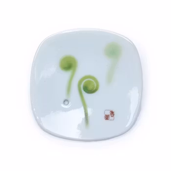 Japansk røgelsesholder Ormbunke i keramik, Røgelsesholder