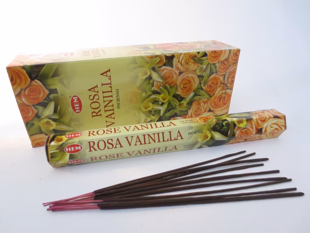 Rose Vanilla, røgelse, HEM