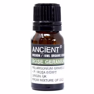 Rose Geranium Økologisk, Eterisk Olie 10ml, Ancient Wisdom