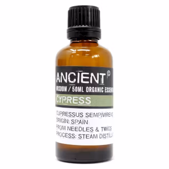 Cypress Organic, Eterisk Olie 50ml, Ancient Wisdom
