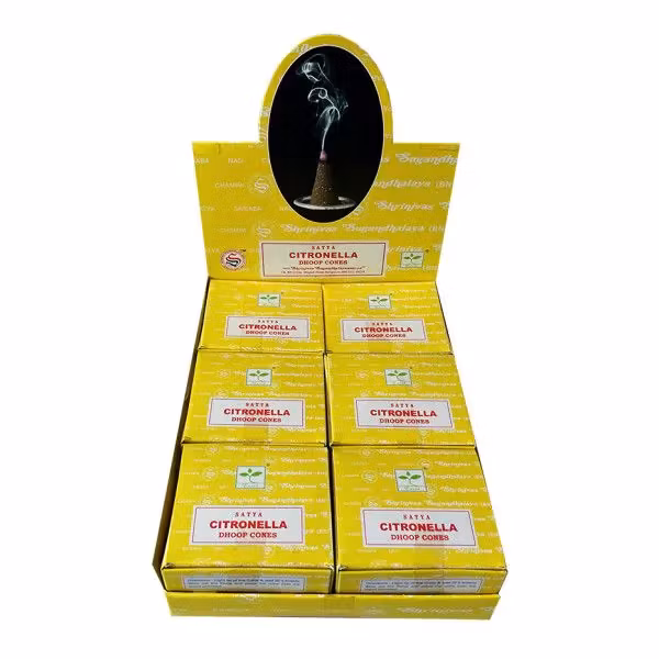 Citronella, Dhoop røgelseskoner, Satya