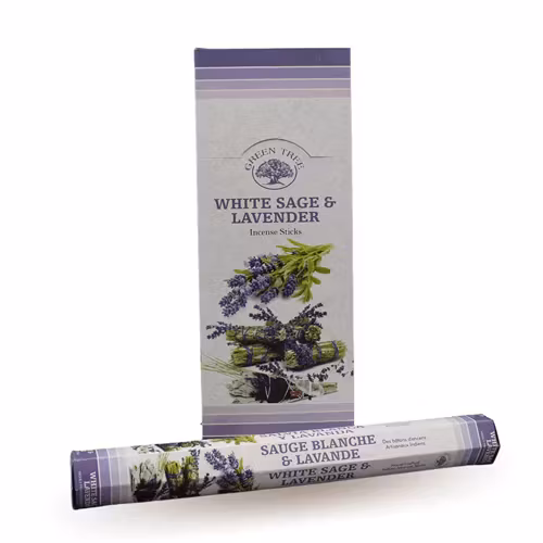 White Sage & Lavender, røgelse, Green Tree