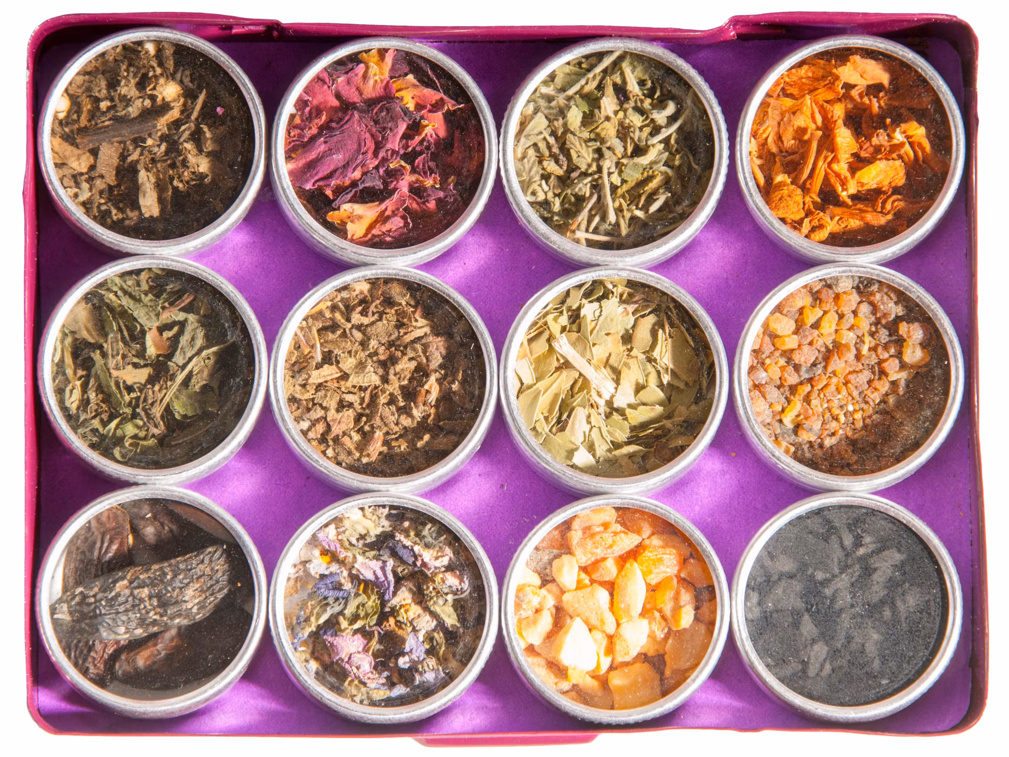 Kærlighed og Lykke, 12 røgelsespinde og resinprodukter