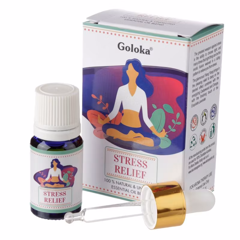 Stress Relief, Eterisk Olieblanding, Goloka, 10ml