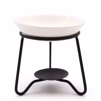 Keramisk & Metal Enkel Stativ, Aromalampe