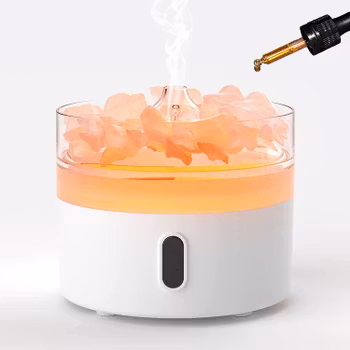 Himalayan Salt Aroma Diffuser, Elektrisk Aromalampe USB, AW