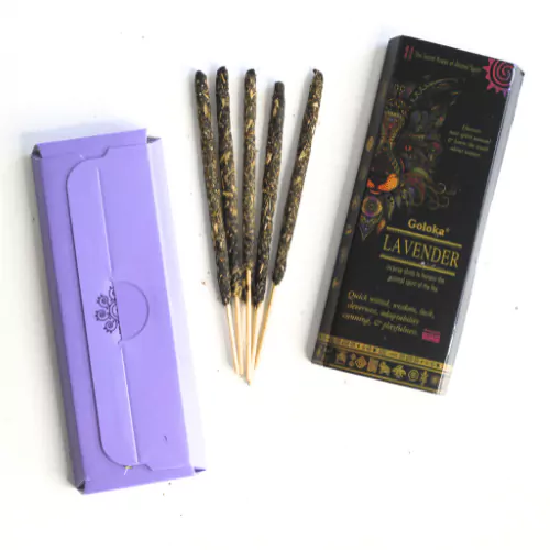 Lavender, Smudge Røgelsesticks fra Goloka