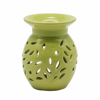 Blomster, Limefarvet, Aromalampe