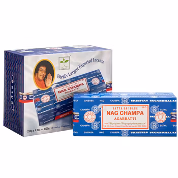 Nag Champa, 250 g røgelse, Satya