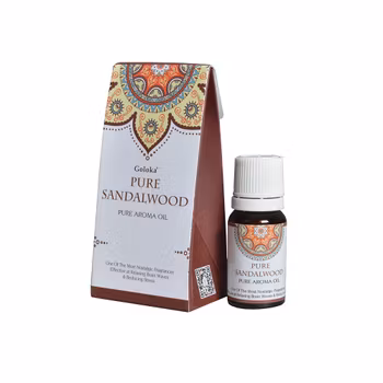 Pure Sandalwood, Duftolie, 10ml Goloka