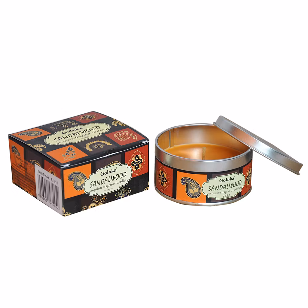 Sandalwood 70g Duftlys, Goloka