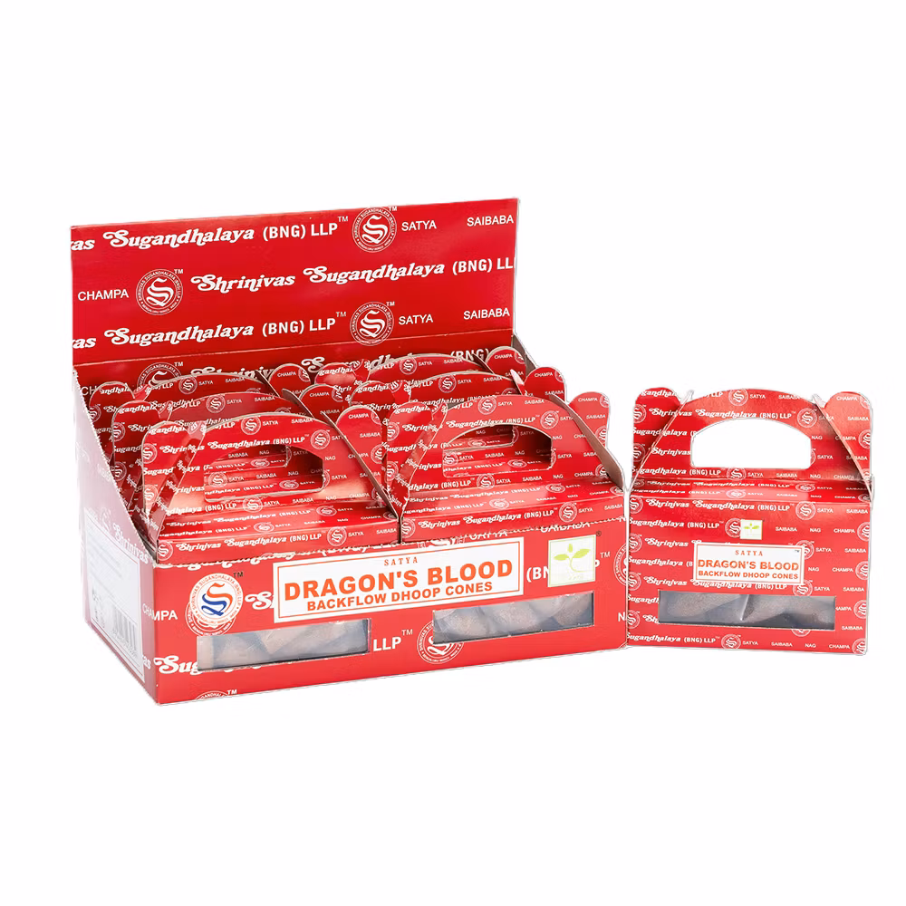 Dragons Blood, Backflow røgelse, Satya