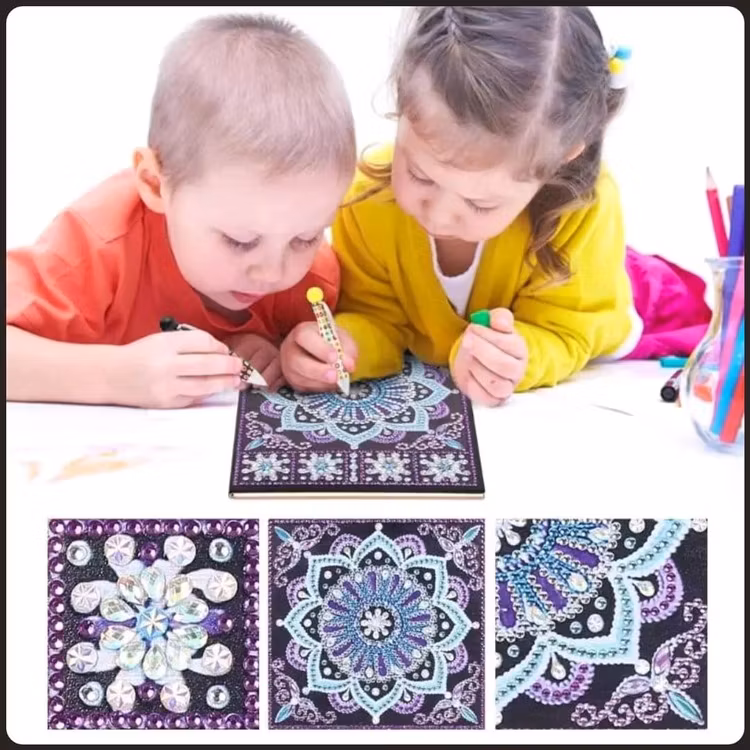 Skissbok, Lila Mandala
