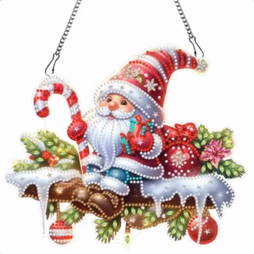 Vägghänge / vindspel / fönsterspel, Nisse & Polkagrisen