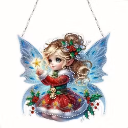 Vägghänge / vindspel / fönsterspel, Julängel