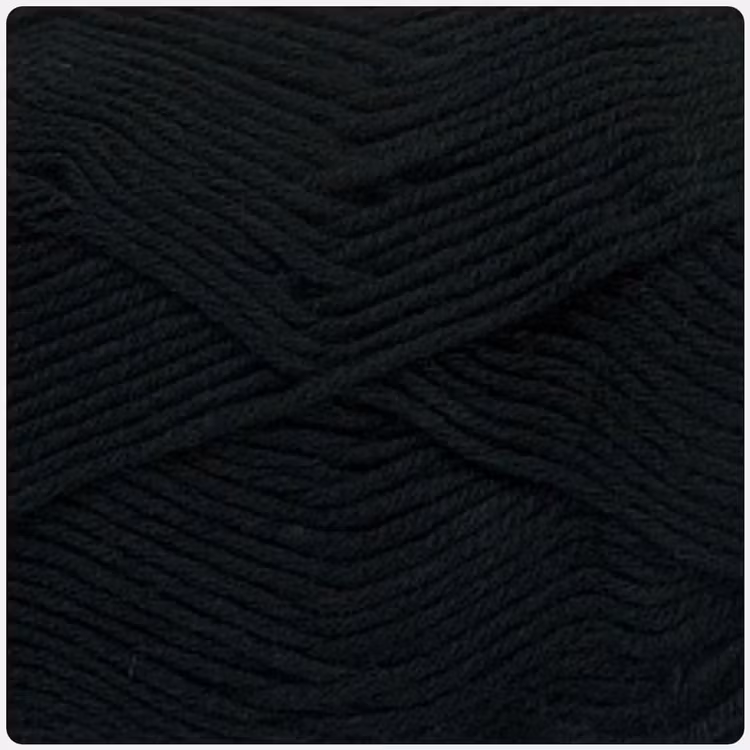Cotton/Bamboo, svart 41437