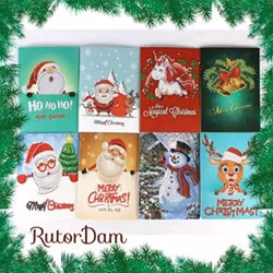 Julkort 8-pack