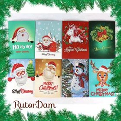 Julkort 8-pack