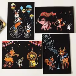 Scratch-art, vykort: Talangjakt