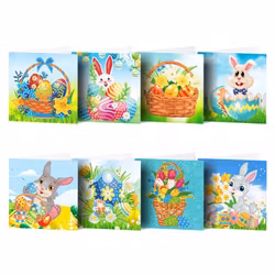 Påskkort, 8-pack