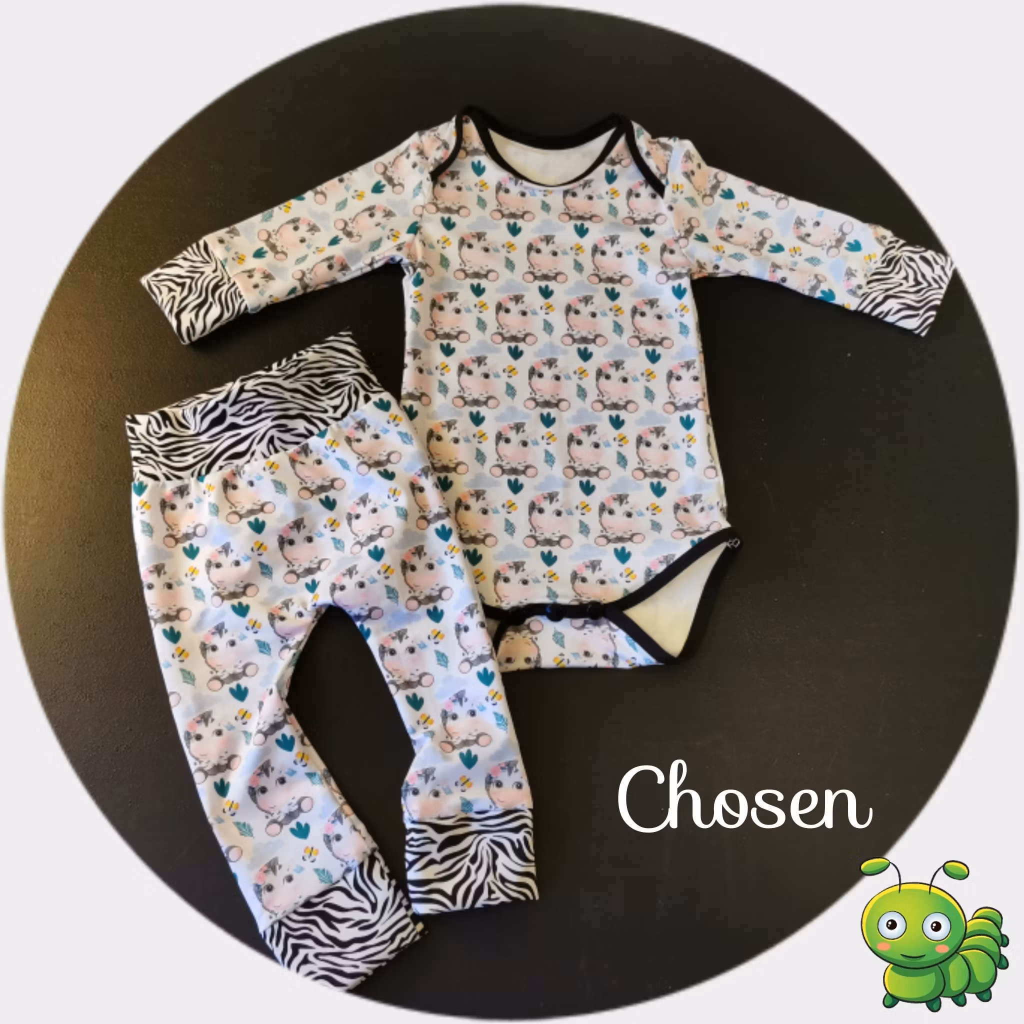 SET Baby Zebra, Body + Byxa