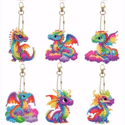 Nyckelringar, 6-pack Drakar