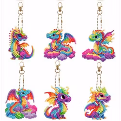 Nyckelringar, 6-pack Drakar