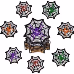 Glasunderlägg Spindlar 8-pack
