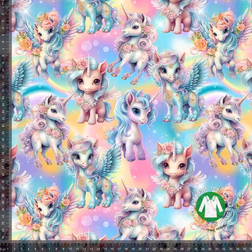 Jersey Pastell Enhörningar