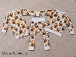 Muddtröja/body/byxor, Glada Ankor