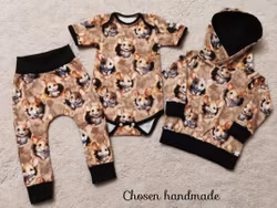 Luvtröja/body/byxa, Glada Möss