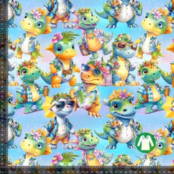 Jersey Sommar-Dinos