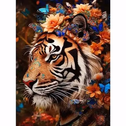 Tiger 12, 40x50 cm