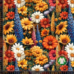 Jersey Sensommar blommor