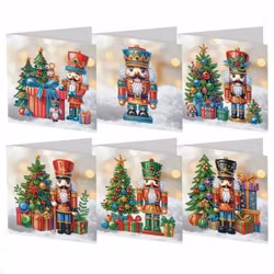 Julkort 6-pack, Nötknäppare