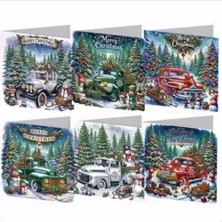 Julkort 6-pack, Bilar