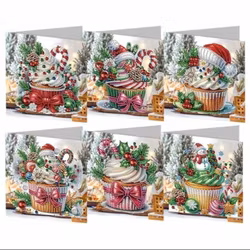 Julkort 6-pack, Christmas Cupcakes E