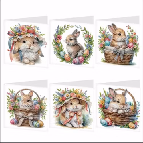 Påskkort, 6-pack