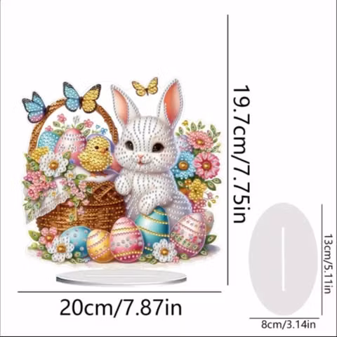 Bordsdekoration, Påskhare B